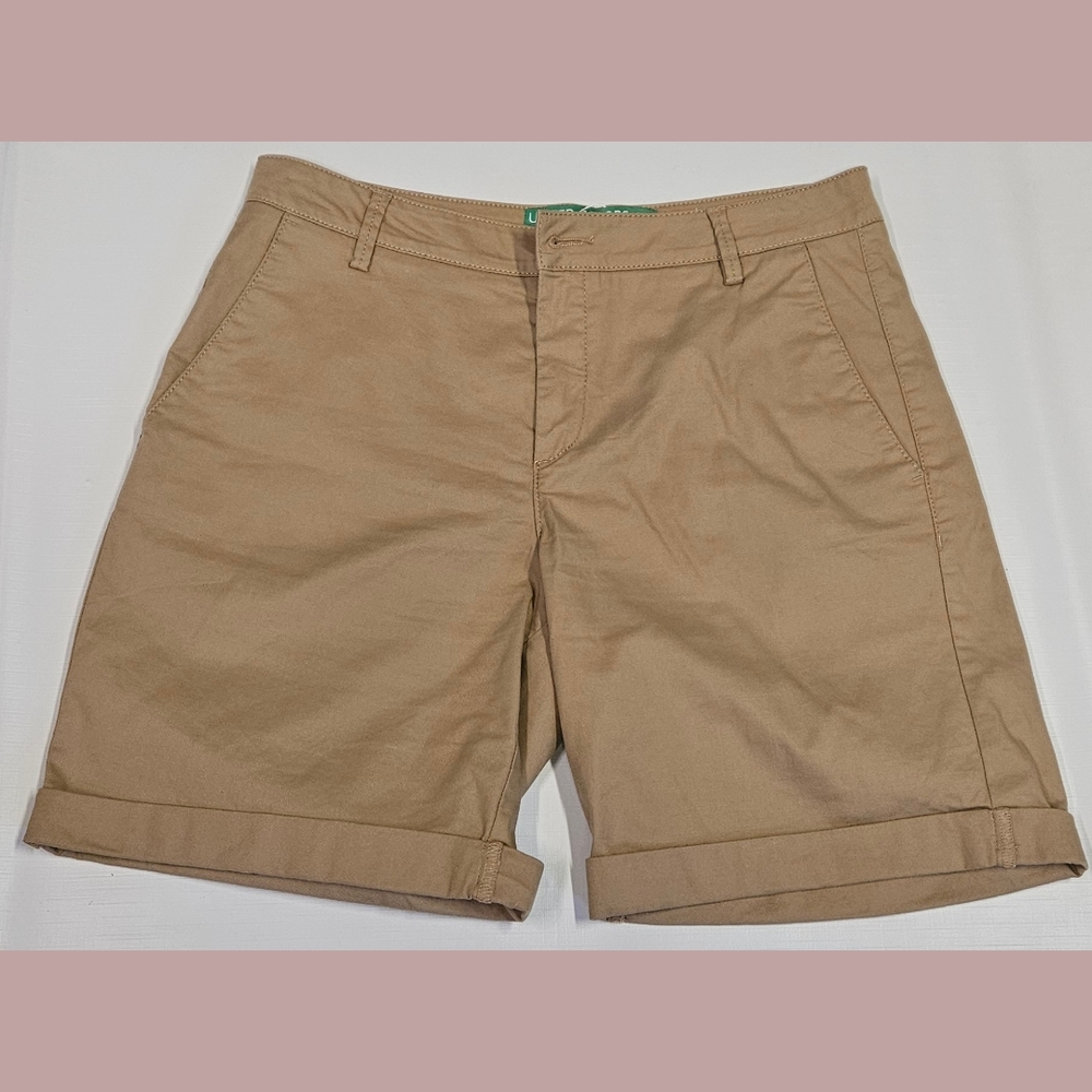 United Colors Of Benneton Bermuda  Shorts,  Khaki,  6 GUC ✔️